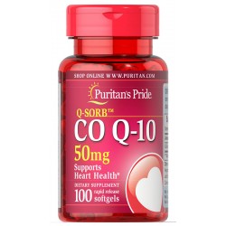 Koencim Q-SORB™ Co Q-10 50 mg, 100 mehkih kapsul