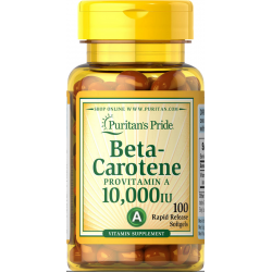 Vitamin A - beta karoten 10.000IU, 100 mehkih kapsul